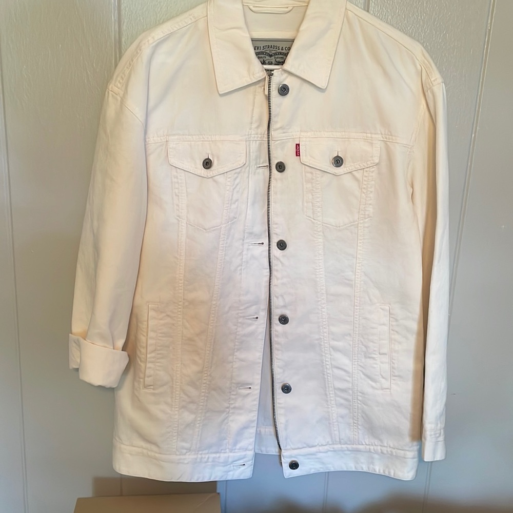 Levis white Jaket